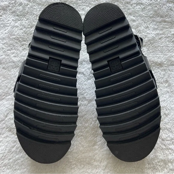 Dr. Martens Chunky Terry Brando Sandals Black
